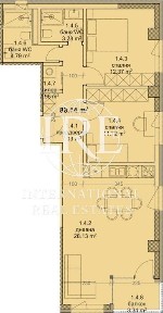 3-стаен в Варна-Трошево площ 106 цена 185000