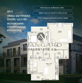 оф. 25277 Тристаен в бутикова сграда/ Коматево