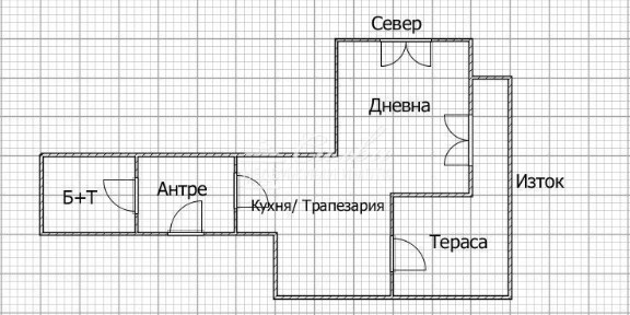 Едностаен апартамент НОВО строителство- кв. Център!