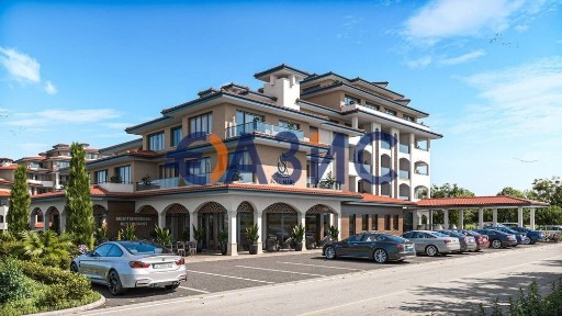 студио в комплекс „Соле Маре“, Ахелой, първа линия море, 38.58 кв. м