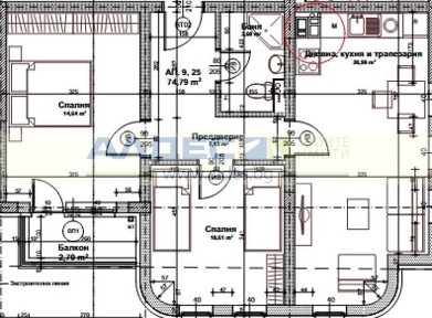 Продава чисто нов 3-стаен ап. в Зона Б19!