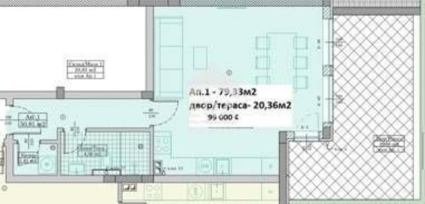 Едностаен апартамент в нова сграда в кв. Възраждане-3, гр. Варна