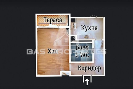 1-стаен в София-Красна поляна 1 площ 44