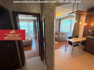 На метри от лифта! Двустаен апартамент за продажба в Банско