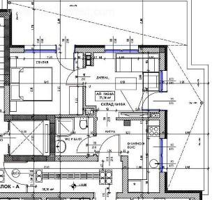 Продажба на 2-стаен в гр. Поморие с отделна кухня- 92,79m².