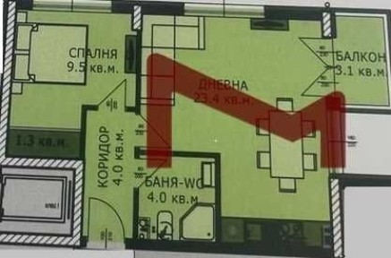 Двустаен Кайсиева Градина - Траян Кателиев