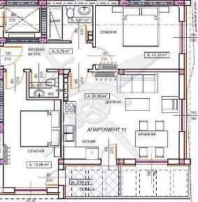 Тристаен апартамент Коматево 1223-34931