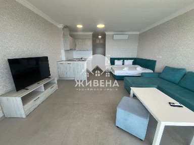 Студио/ 1-стаен под наем, м-т Кабакум, морска панорама
